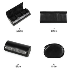 CONTACTS FAMILY Outdoor Convenient Leather Watch Storage Box