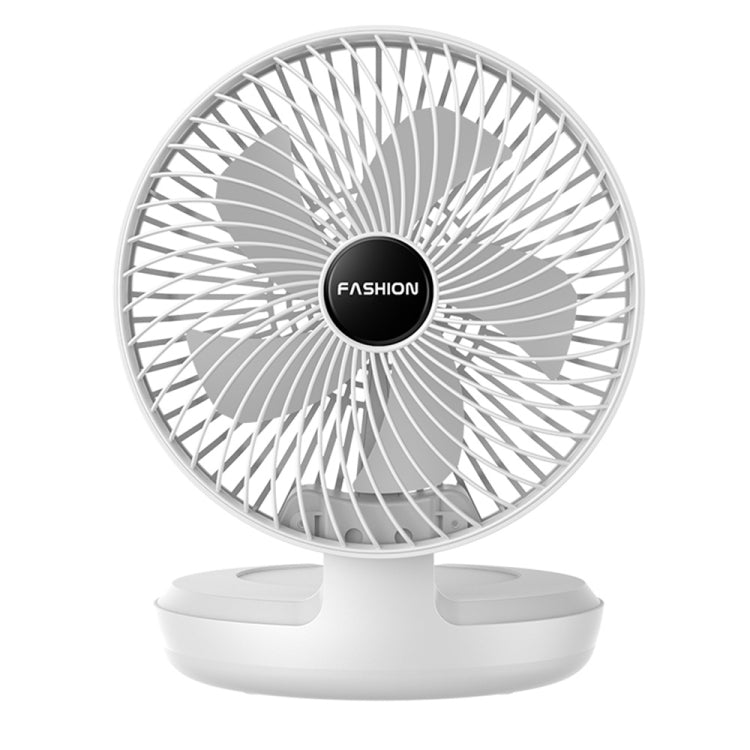 Folding Office Desktop Household Portable Small Fan, 8 inch White, 8 inch Green