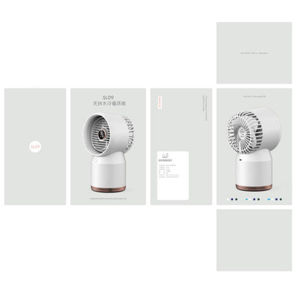 Spray Humidified LED Digital Display Office Home Fan, Style:, 3600mAh Rechargeable, USB Direct Plug