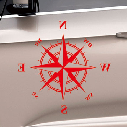 D-336 Car Compass Graphic Sticker Hood Car Body Universal Sticker, D-336