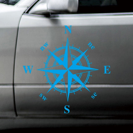 D-336 Car Compass Graphic Sticker Hood Car Body Universal Sticker, D-336