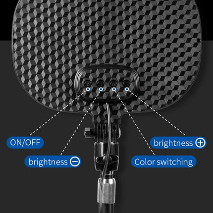 S20 LED Ring Live Fill Light Selfie Photography Full Screen Beauty Light, Style:, Single Light, Single Light + Stand