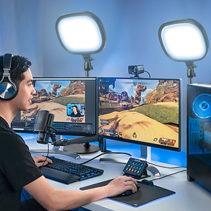 S20 LED Ring Live Fill Light Selfie Photography Full Screen Beauty Light, Style:, Single Light, Single Light + Stand