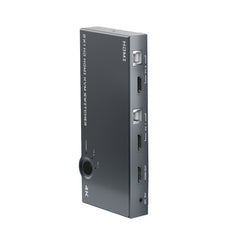 2 In 1 Out 4K 60Hz KVM HDMI Switch  USB Swltch Splitter Box HUB