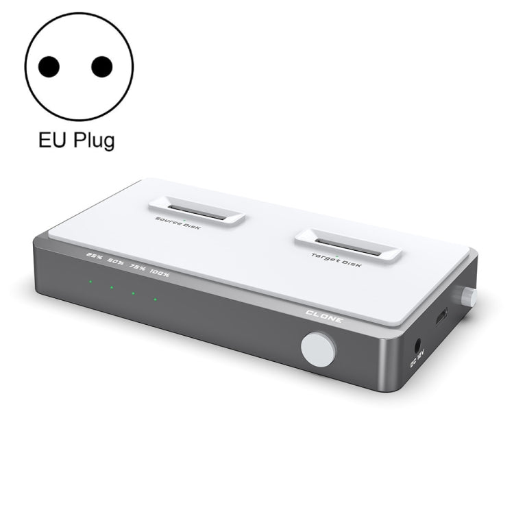 Usb 3.2 Gen2 Dual M.2 Solid State Drive Box Nvme Docking Station ,