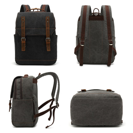 Business Large Capacity Canvas Backpack Outdoor Leisure Travel Computer Bag, Computer Bag