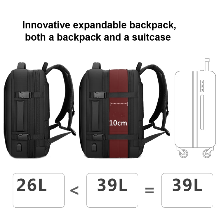 Mark Ryden 17.3 Inch Men Large Capacity Oxford Cloth Computer Backpack,Style: