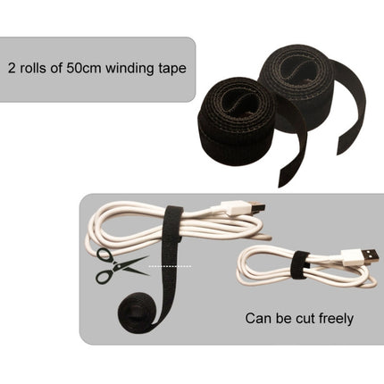 Desktop Data Cable Organizer Storage Winder Combination Set, 119 In 1, Zipper:126 In 1, Network Pipe:126 In 1