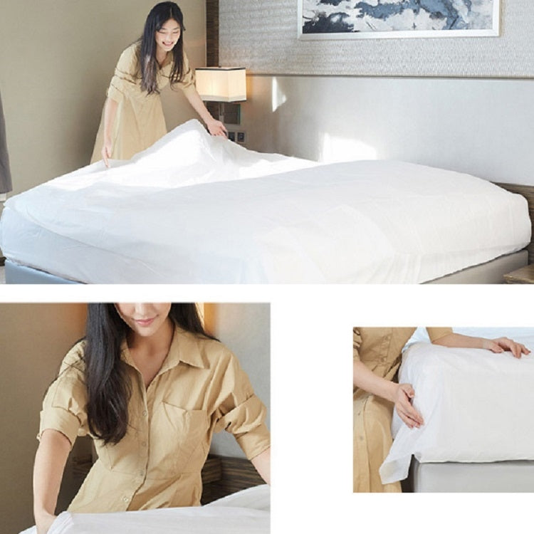 2 PCS Travel Hotel Supplies Disposable Anti-dirty Pillowcase Sheet Quilt Cover, Quilt Cover For 1 Person 190x220cm, Quilt Cover For 2 Person 240x220cm, Sheet For 1 Person 160x220cm, Sheet For 2 Person 220x220cm, Pillowcase 50x80cm, 3 In 1 For 1 Person�...