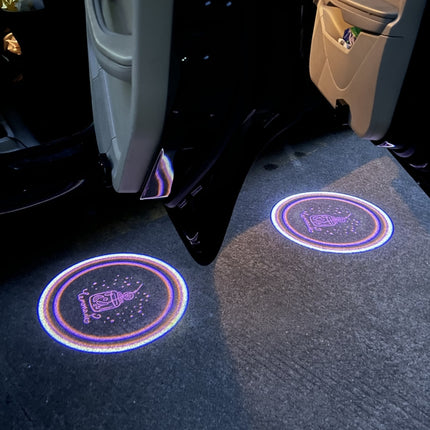 LED Infrared Induction Car Door Welcome Light Night Projection Ambient Light, Energy Circle (Blue), Energy Circle (White), Energy Circle (Yellow), Cat Claw (Yellow), Radish (Yellow), Drink (Yellow), Drink (Purple), Honor (Yellow), Honor (Purple)       ...
