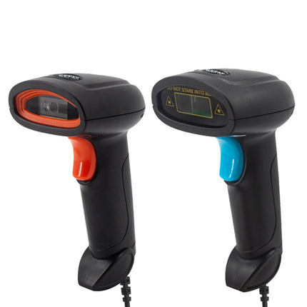 Kefar Supermarket Store Cashier Wired Red Light Scanner, 1D Barcode, QR CodeWireless