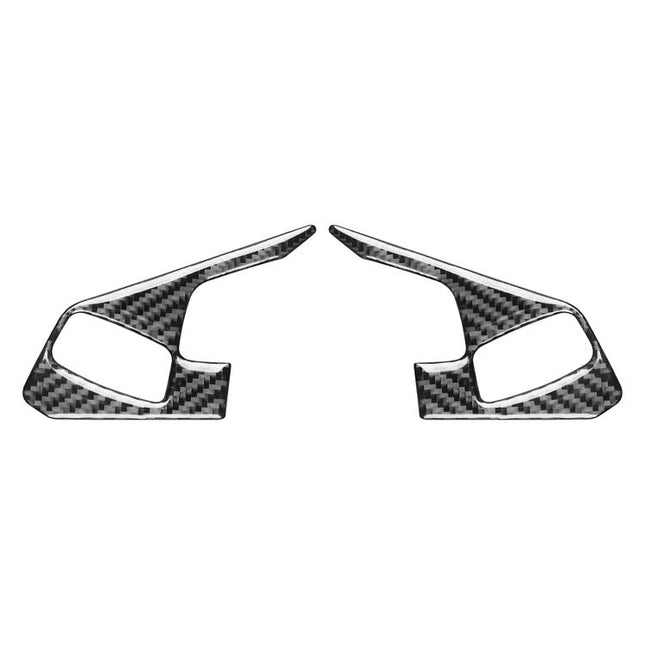 For Chevrolet Corvette C8 2pcs /Set Steering Wheel Button Frame Sticker