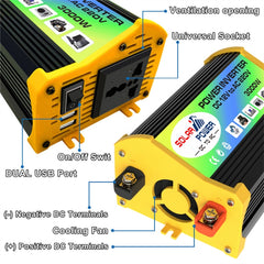 Home Solar Generator Inverter+30A Controller+18W 12V Solar Panel, Specification: