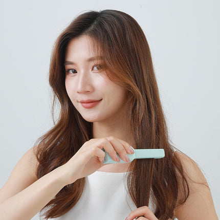 GLS-006 Dual-use Mini electric Splint for Straight and Curly Hair, Cherry Pink, Fresh green