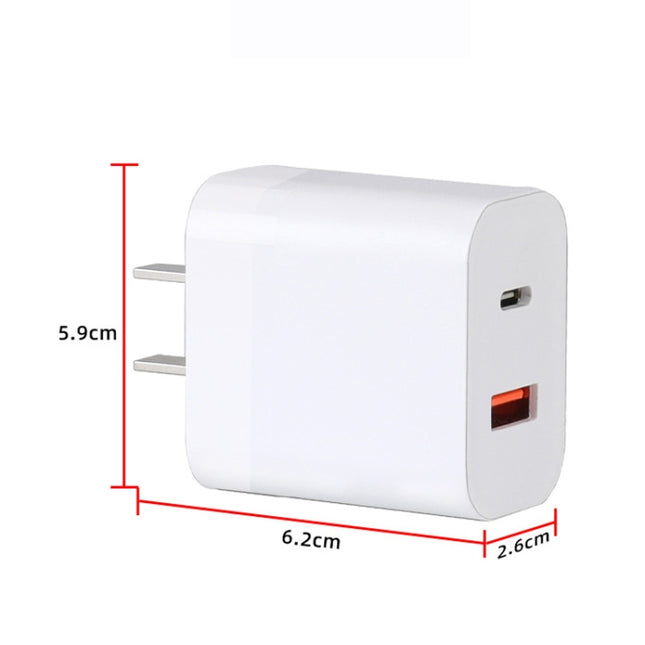 Cargador de nitruro de galio de puerto doble RCSTQ de 30 W para DJI Mini 2/Mini 3 Pro