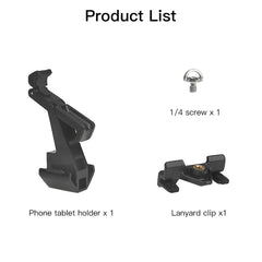 RCSTQ Remote Control Phone Tablet Bracket for DJI Mavic 3/Mini 2/Mini 3 Pro,Style:, Only Clip, With Thick Lanyard