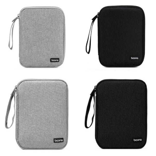 Boona Smart Watch Strap Data Cable Portable Storage Bag For Apple Watch, Small (Gray), Small (Black), Large (Gray), Large (Black)