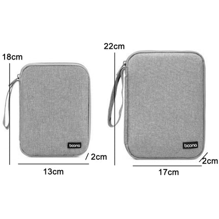 Boona Smart Watch Strap Data Cable Portable Storage Bag For Apple Watch, Small (Gray), Small (Black), Large (Gray), Large (Black)