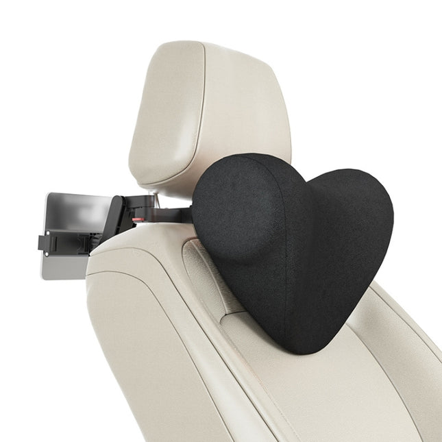 A09 Car Seat Headrest Memory Foam Comfortable Neck Pillow, Style:, With Stand (Coffee), With Stand (Blue), With Stand (Gray), Without Stand (Black), Without Stand (White), Without Stand (Pink), With Stand (Black), Without Stand (Coffee)             ...