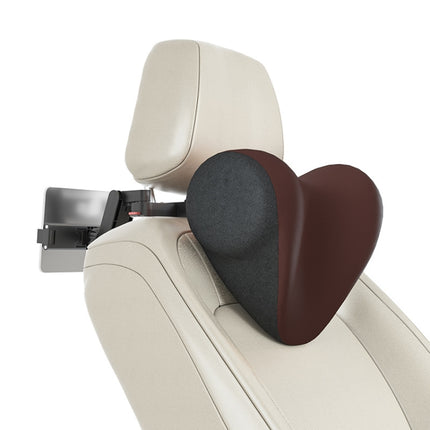 A09 Car Seat Headrest Memory Foam Comfortable Neck Pillow, Style:, With Stand  (Gray), Without Stand (Black), Without Stand (White), Without Stand (Orange), Without Stand (Pink), With Stand (Black), Without Stand (Coffee), With Stand  (White)          ...