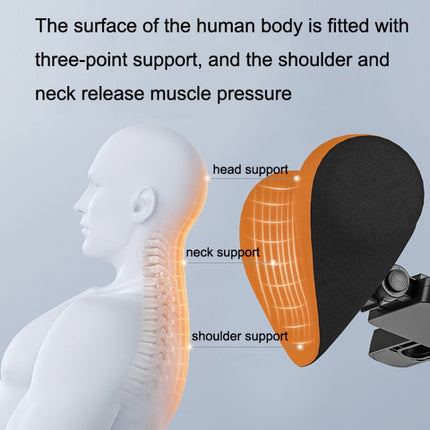 A09 Car Seat Headrest Memory Foam Comfortable Neck Pillow, Style:, With Stand  (Gray), Without Stand (Black), Without Stand (White), Without Stand (Orange), Without Stand (Pink), With Stand (Black), Without Stand (Coffee), With Stand  (White)          ...