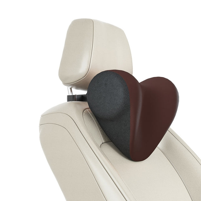 A09 Car Seat Headrest Memory Foam Comfortable Neck Pillow, Style:, With Stand  (Coffee), With Stand  (Blue), With Stand  (Gray), Without Stand (Black), Without Stand (White), Without Stand (Pink), With Stand (Black), Without Stand (Coffee)             ...