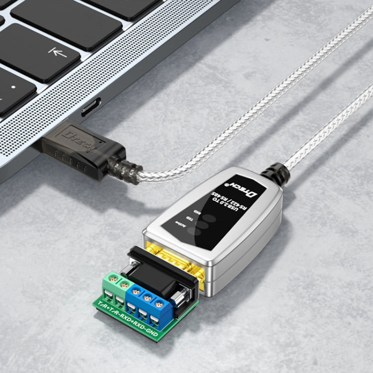 DTECH DT-5019 USB To RS485/422 Industrial Converter Serial Line Communication Adapter, DT-5019 1.2m