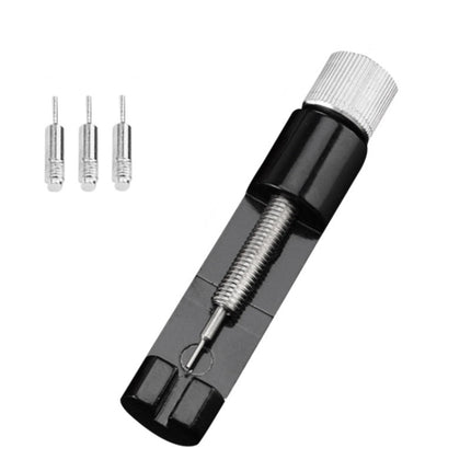 Adjustable Watch Strip Removal Metal Strap Bracelet Link Pin Repair Tool, Black, Golden