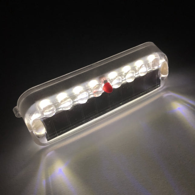 LED Solar Decorative Night Vibration Lighting Warning strobe Lamp, Long Blue, Long Red, Long White