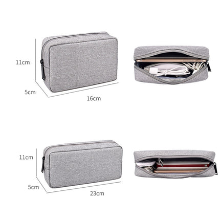 DY01 Digital Accessories Storage Bag, Spec:, Small (Maid Gray), Small (Beauty Pink), Small (Mysterious Black), Small (Sky Blue), Small (Navy Blue), Small (Dark Gray), Large (Maid Gray), Large (Beauty Pink), Large (Mysterious Black), Large (Navy Blue)  ...