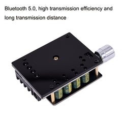 ZK-1002L Mini High Power Bluetooth Amplifier Board with Knob Adjust Volume Switch, ZK-1002L