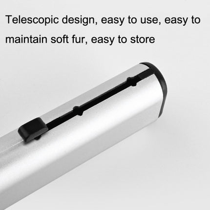 10 PCS Car Air Conditioner Air Outlet Telescopic Cleaning Brush, 10PCS+Black, 10PCS+Silver