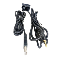Car Modified AUX+USB Socket Audio Modification Accessories 3.5mm USB Extension Line, AUX+USB