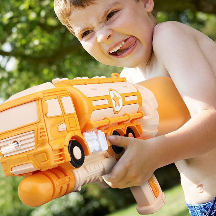 Hildren Pumping Water Play Device Summer Beach Outdoor Water Toys, Style:, Straight Pump Train (Blue), Straight Pump Train (Pink), Engineering Car (Blue), Engineering Car (Red), Engineering Car  (Yellow), Oil Tanker (Blue), Oil Tanker (Pink)�����������...