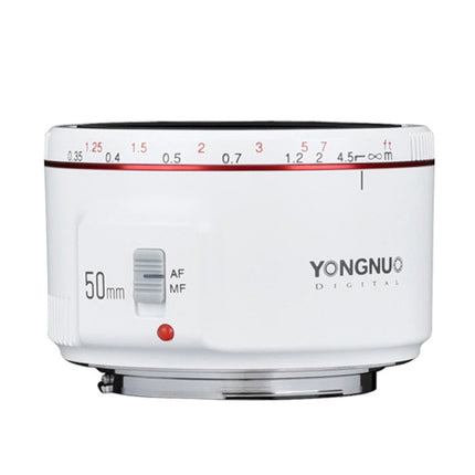 YONGNUO YN50mm F1.8 II Fixed Focus Lens Full Frame Automatic Focus For Canon SLR Camera, YN50mm F1.8 II