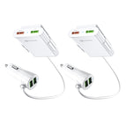 2PCS+White / White