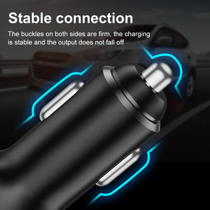 PD+2.4A Dual USB Car Charger, Style: 3 Ports (Black), 2 Ports (Black), 2 Ports (White), 3 Ports (Black), 3 Ports (White)