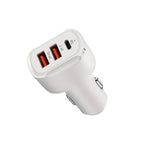 3 Ports (White)