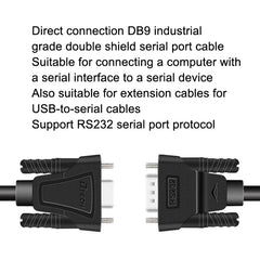 DTECH RS232 Serial Direct Line DB9 Extension Line, Male to Male 1.5m, Male to Male 2m, Male to Male 3m, Male to Male 5m, Male to Female 1.5m, Male to Female 2m, Male to Female 3m, Male to Female 5m, Female to Female 1.5m, Female to Female 2m�����������...