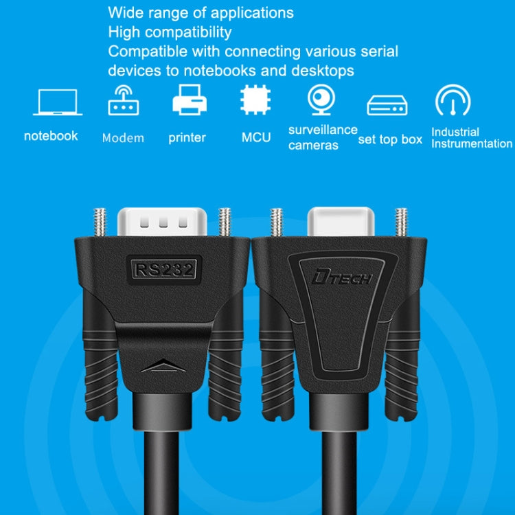 DTECH RS232 Serial Direct Line DB9 Extension Line, Male to Male 1.5m, Male to Male 2m, Male to Male 3m, Male to Male 5m, Male to Female 1.5m, Male to Female 2m, Male to Female 3m, Male to Female 5m, Female to Female 1.5m, Female to Female 2m�����������...