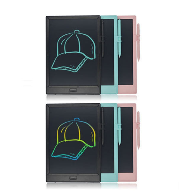 10 inch LCD Writing Board Children Hand Drawn Board, Style:, Black Monochrome, Light Blue Monochrome, Light Pink Monochrome, Black Colorful, Light Blue Colorful, Light Pink Colorful