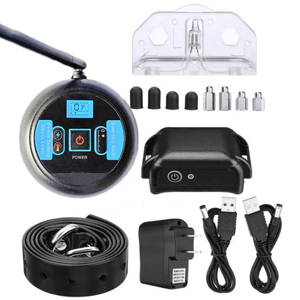 Pet Wireless Trainer Bark Stopper Electronic Fence, Specification:, US Plug, EU Plug, AU Plug, UK Plug