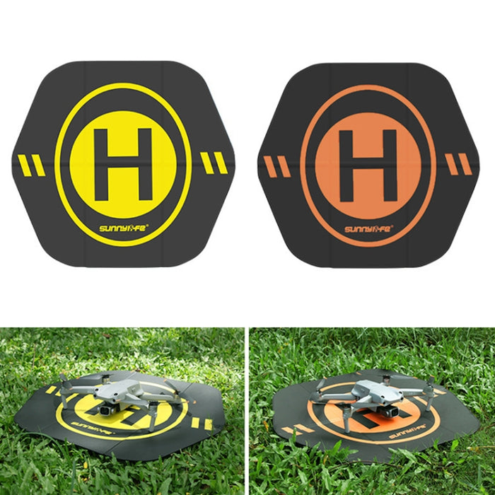 Helipuerto de cuero plegable de doble cara universal para drones Sunnylife, tamaño: 55 x 50 cm, TJP08