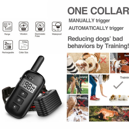 Remote Control Trainer Dog Collar Automatic Bark Stop Device, 1 Drag 1 (Red), 1 Drag 1 (Black), 1 Drag 1 (Orange), 1 Drag 2 (Orange+Red), 1 Drag 3