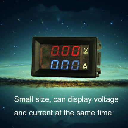 Dual-Display Voltage Current Meter Digital DC Voltage Meter, 10A (Red), 10A (Red Blue), 50A (Red), 50A (Red Blue)