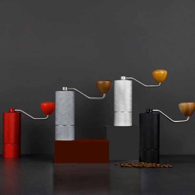 CNC Stainless Steel Hand Crank Coffee Bean Grinder