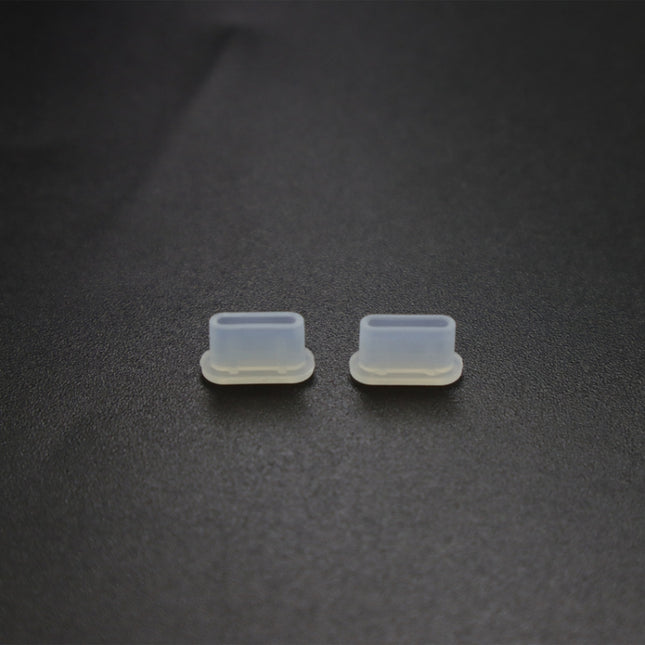 2 Sets Drone Body Remote Control Charging Port Dust Plug for DJI Mini 3 Pro, Transparent, Black, Transparent+Black