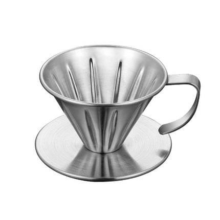 Double-layer Stainless Steel Pour-over Coffee Filter, Size:, Small