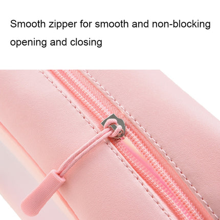 PVC Transparent Waterproof Portable Cosmetic Bag, Size:, L (Pink), L (Black), L (White), M (Pink), M (Black), M (White), S (Pink), S (Black), S (White)