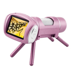 Children Camera Microscope USB Electronic Microscope Digital Magnifying Glass, Children Camera Pink, Children Camera Silver Gray